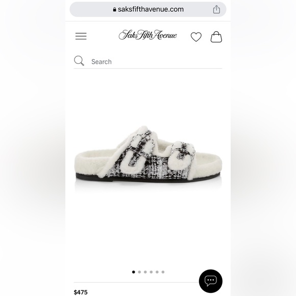 Stuart Weitzman Fur Sandals - Picture 9 of 9